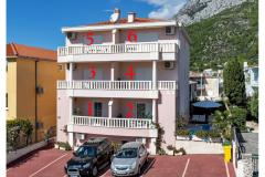Apartmány Podest - Baška Voda Apartmán 1 - A1 foto 1