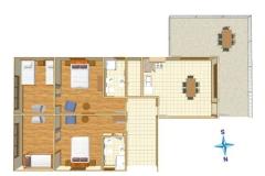 Apartmány BIKIN Apartmán 4 - AP4Brač4+4 foto 3