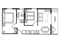 Apartmány Tilda Apartmán 2 - Tilda7 4+2 foto 2