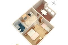 Apartmány Katica Apartmán 2 - A3 down foto 2