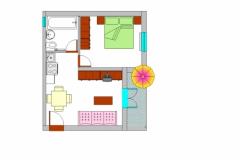 Apartmány Grzalja-Rozic Krk Apartmán 2 - A2 foto 4