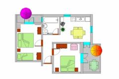 Apartmány Grzalja-Rozic Krk Apartmán 4 - A4 foto 4