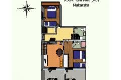 Apartmány Mira Apartmán 1 - Apartman 1 foto 2