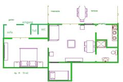 Villa Laura 50 m do mora Apartmán 4 - Ap. R foto 2