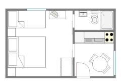 Apartmány Martinovka Apartmán 2 - A2 (2+1) foto 1