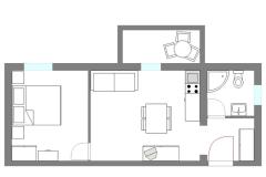 Apartmány Martinovka Apartmán 4 - A4 (2+2) foto 4