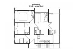 Apartmány Mira Apartmán 2 - Apartman 2 foto 1