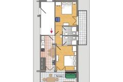Apartmány Dora Apartmán 1 - A4 foto 3