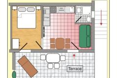 Apartmány Dora Apartmán 3 - A2 foto 2