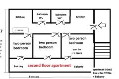 Apartmány Živana Žaborić  Apartmán 3 - 6+2 SEC F. foto 1