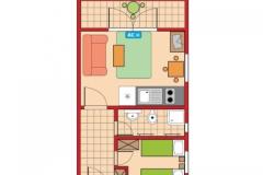 Apartmány Aniva Apartmán 4 - A4 foto 2