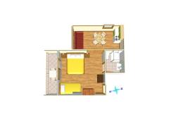 Vila Milenka, Apartmány Drago Apartmán 4 - A3+1 foto 3
