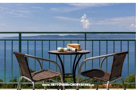 View blue apartments Brela Chorvátsko