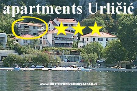 Apartmány Urlicic Omiš Chorvátsko