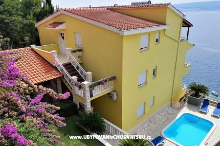 Apartmány Villa Mira Omiš Chorvátsko