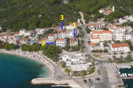 Apartmány Ševelj Tučepi Chorvátsko