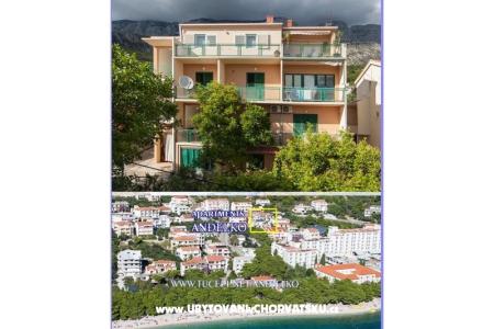 Apartmány Šimun Tučepi Chorvátsko