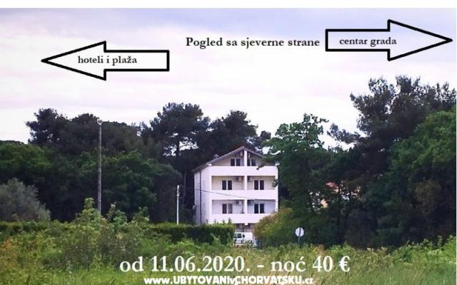 Apartmány Vranela - ubytovanie Biograd Chorvátsko