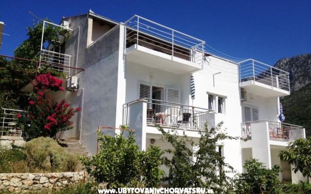 Apartmány Dubravka Lozic - ubytovanie Gradac – Podaca Chorvátsko