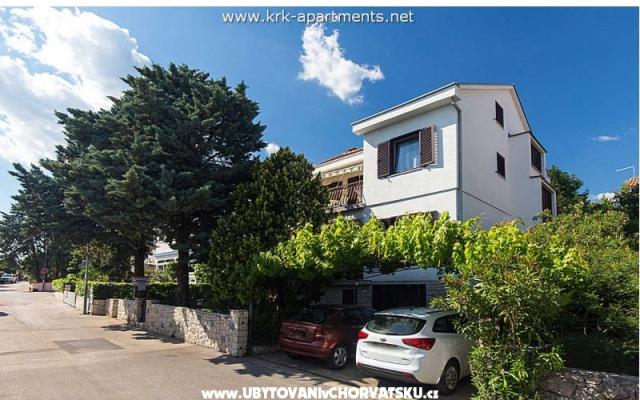 Apartmány  JOSO - ubytovanie ostrov Krk Chorvátsko