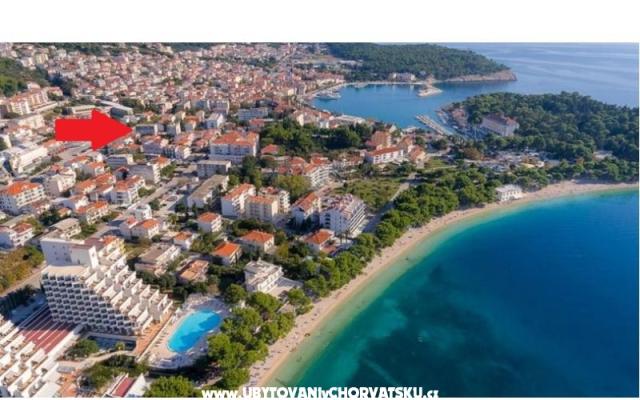 Apartmán Jurisic - ubytovanie Makarska Chorvátsko