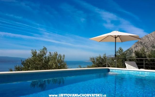 Apartmány s bazénom - ubytovanie Makarska Chorvátsko