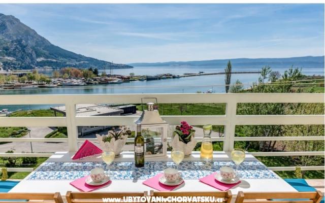 Apartmán Cetina - ubytovanie Omiš Chorvátsko