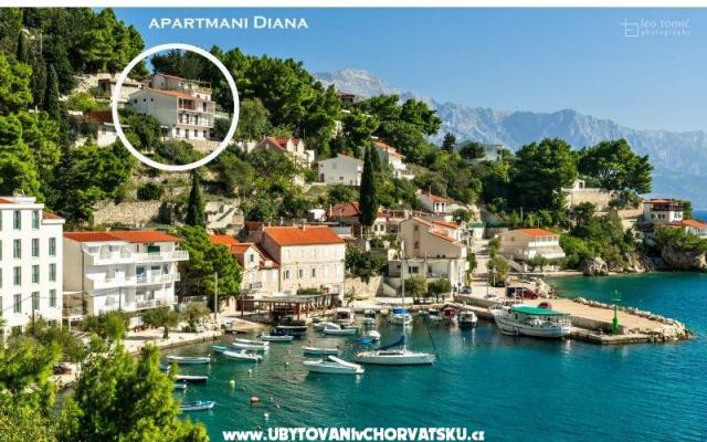 Apartmány Diana - ubytovanie Omiš Chorvátsko