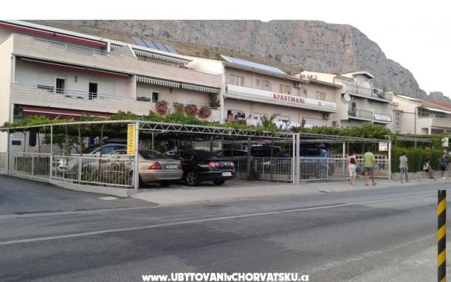 Apartmány Vrdoljak - Duce - ubytovanie Omiš Chorvátsko