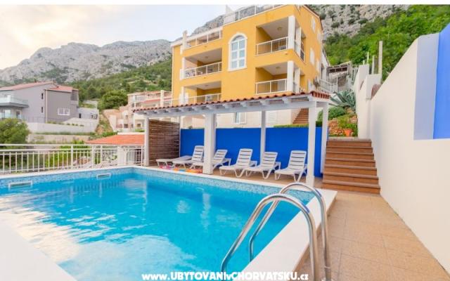Apartmán Dodo s bazénom - ubytovanie Omiš Chorvátsko