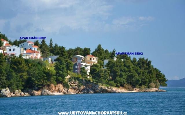 Apartmány Balića Rat - ubytovanie Omiš Chorvátsko