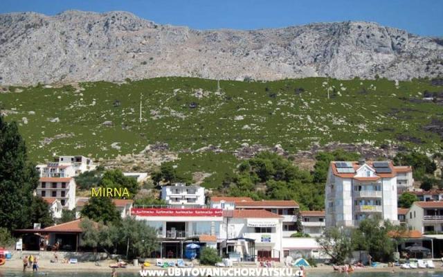 Apartmány Mirna - ubytovanie Omiš Chorvátsko