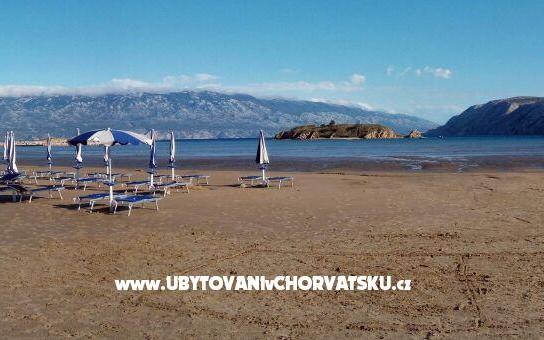 Apartmán Vrdoljak - ubytovanie ostrov Rab Chorvátsko