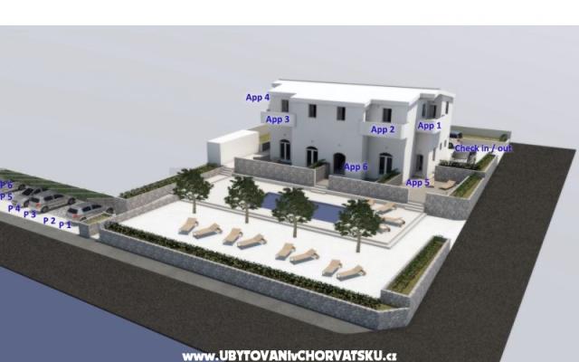 Villa Ivanović - ubytovanie ostrov Vir Chorvátsko