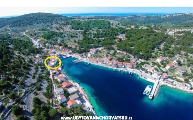 Apartmán Zdenko - ubytovanie ostrovy Kaprije a Žirje Chorvátsko