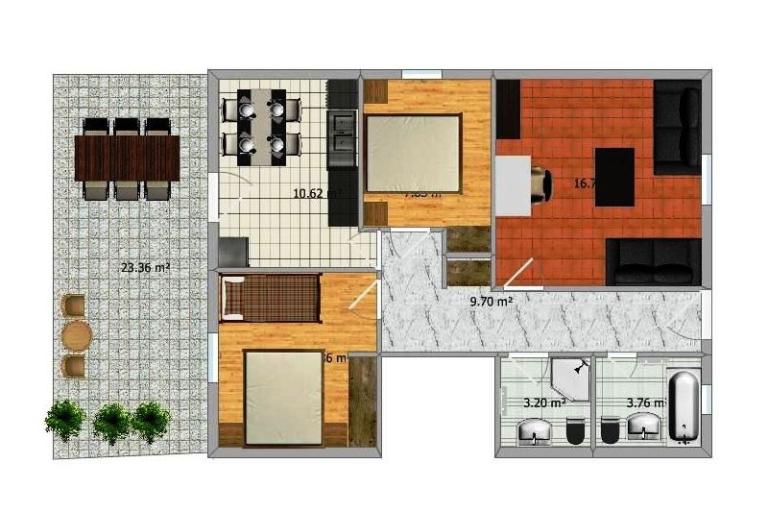 Apartmány Villa Vanja – foto 7