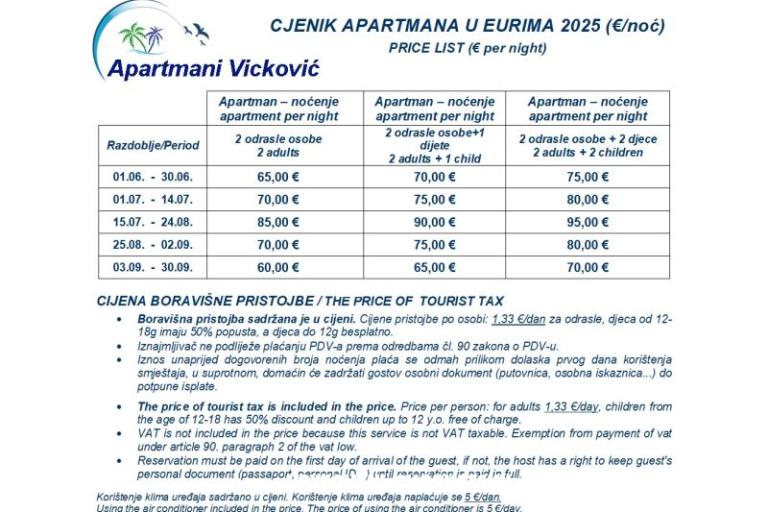 Apartmány Vicković – foto 5